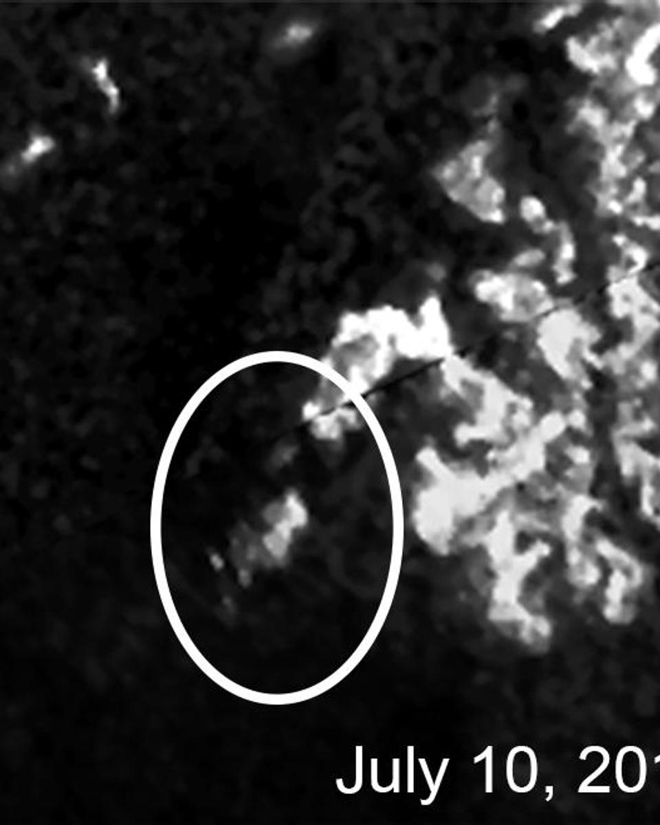 Mysterious Changing feature on Titan