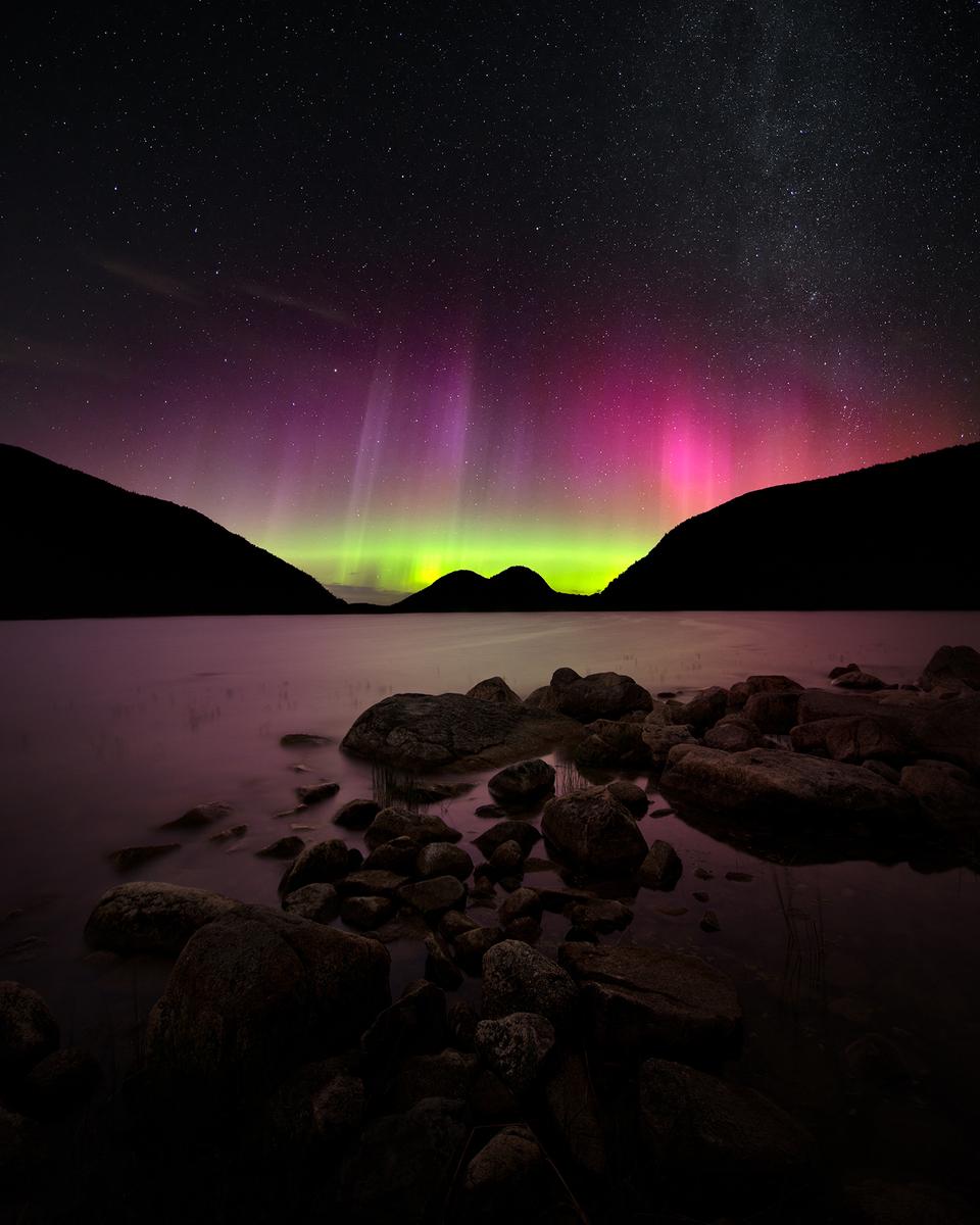 Aurora over Maine