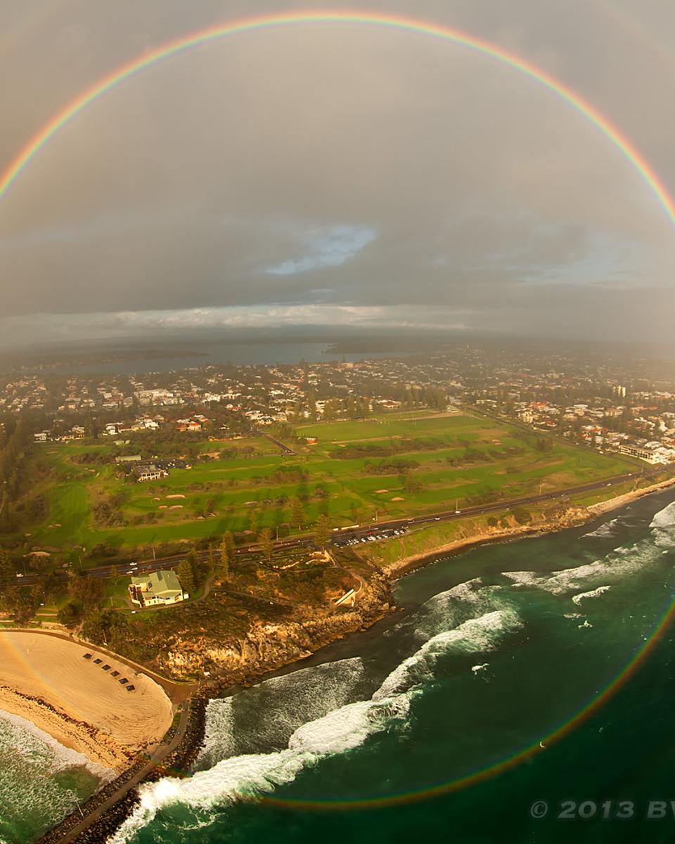 A Full Circle Rainbow over Australia