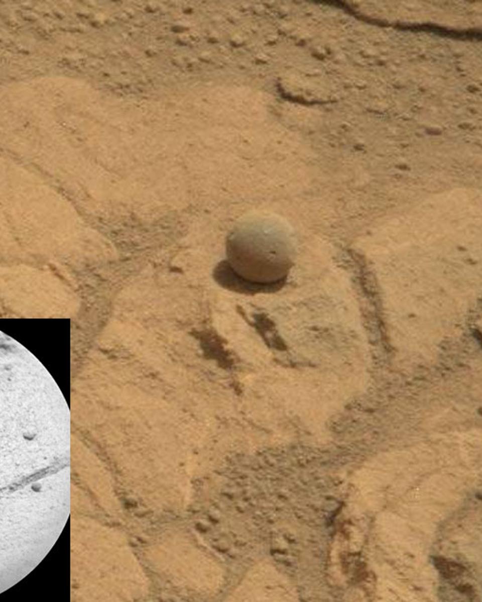 Unusual Rocks near Pahrump Hills on Mars
