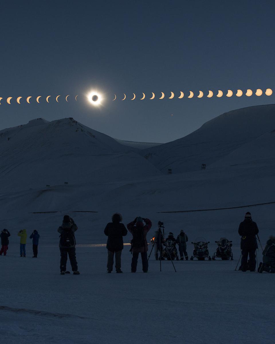 Total Solar Eclipse over Svalbard