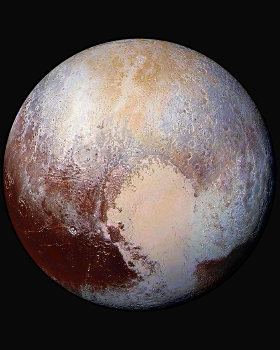 Pluto in Enhanced Color