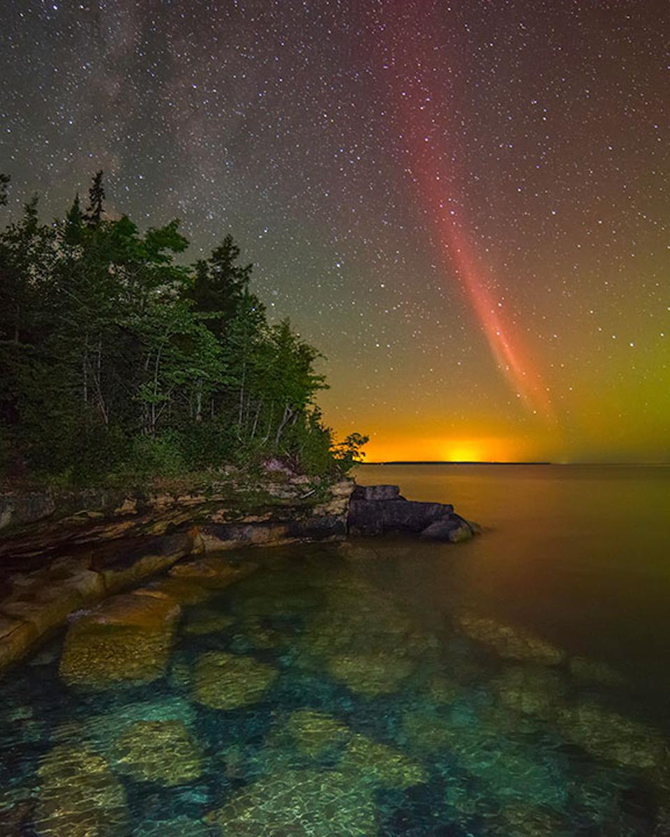 A Proton Arc Over Lake Superior