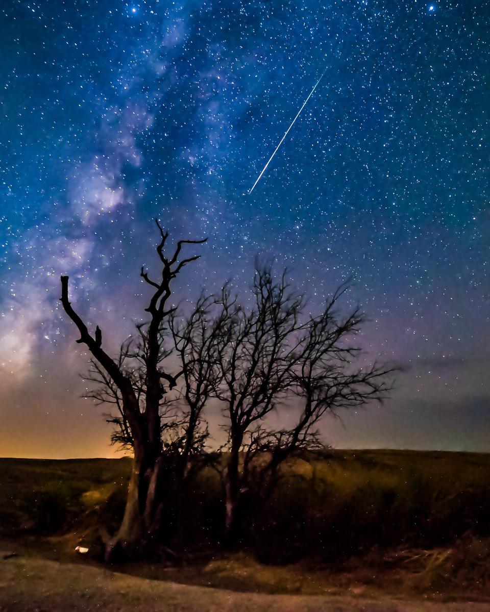 Comet Dust over Enchanted Rock