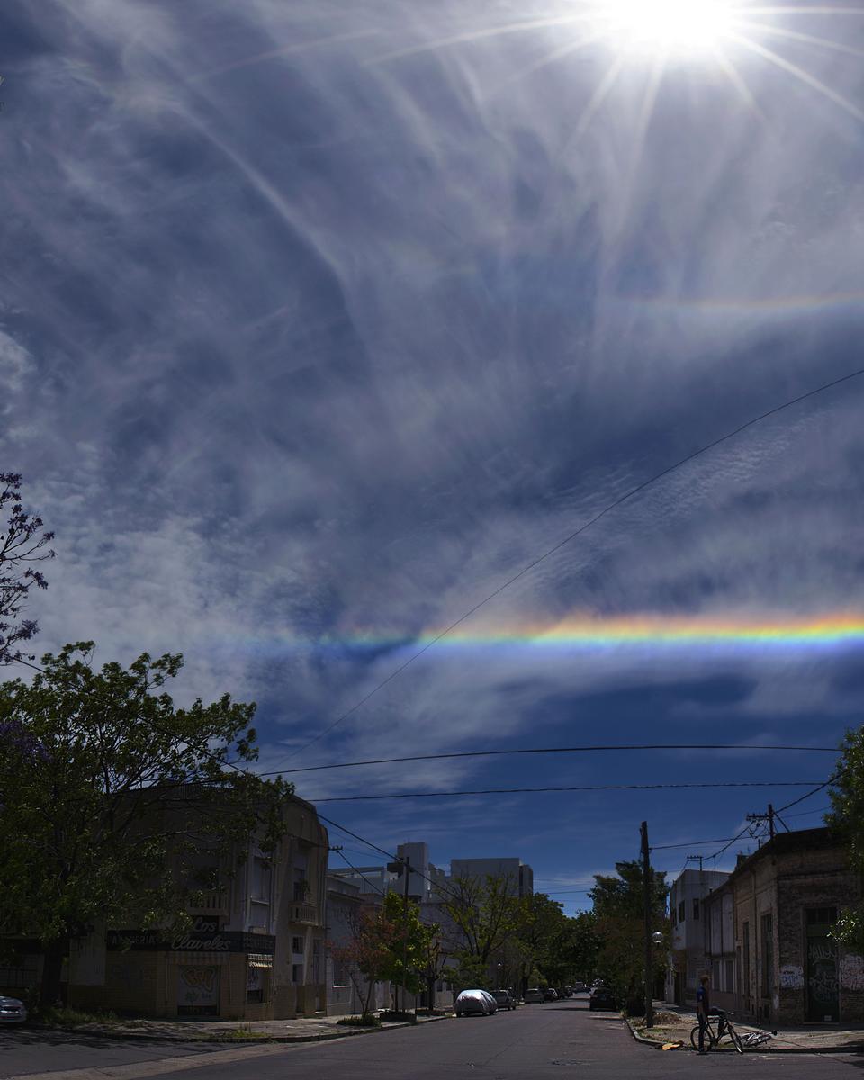 Colorful Arcs over Buenos Aires