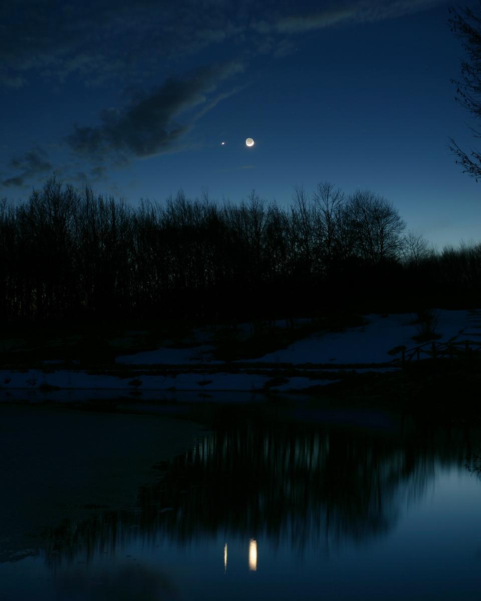 An Evening Sky Conjunction