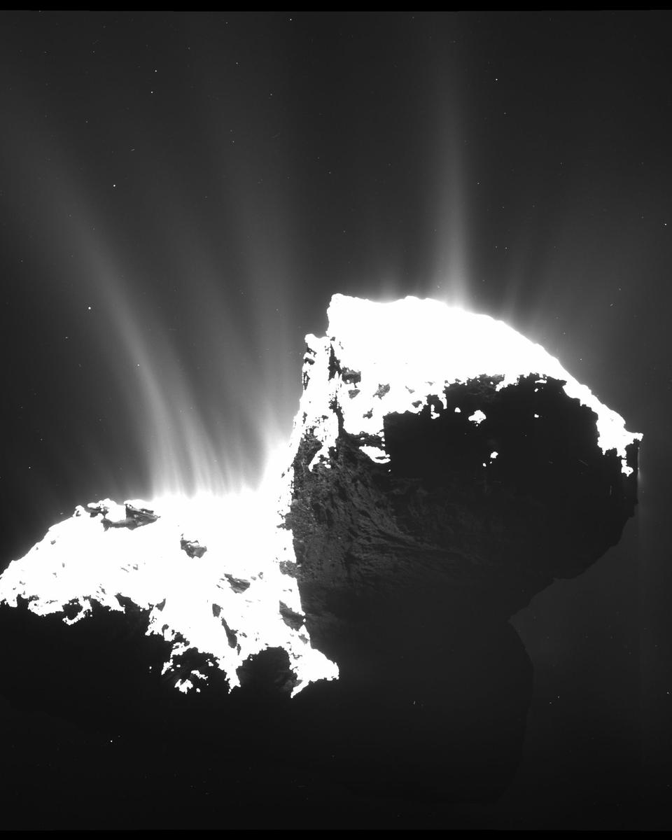 Jets from Comet Churyumov-Gerasimenko