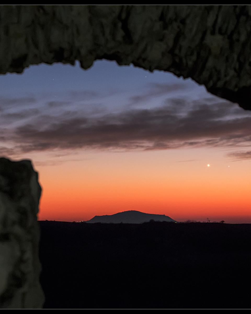 Venus and Mercury at Sunset