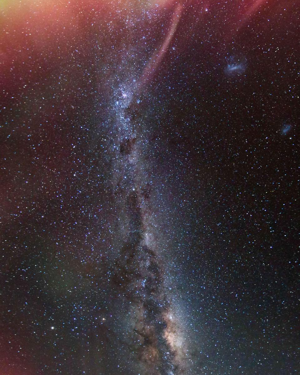 Milky Way and Aurora over Antarctica