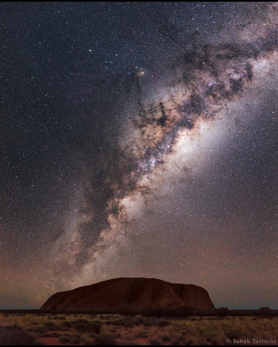 Milky Way over Uluru
