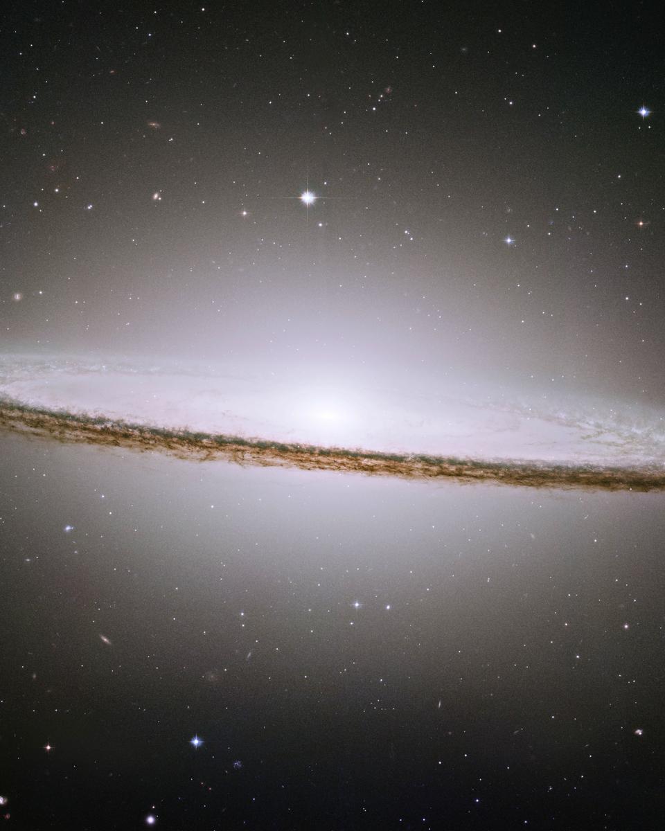 The Sombrero Galaxy from Hubble