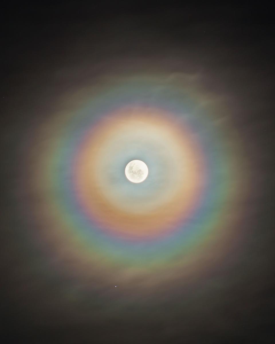 A Colorful Lunar Corona