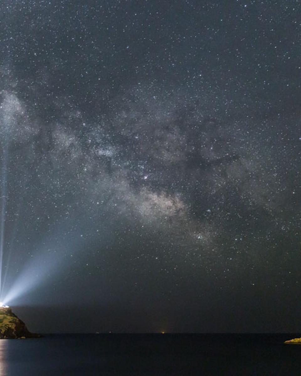 The Milky Way over the Temple of Poseidon