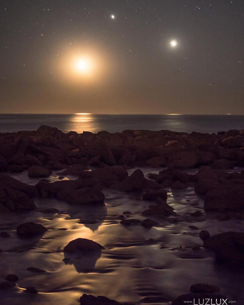 Triple Conjunction Over Galician National Park