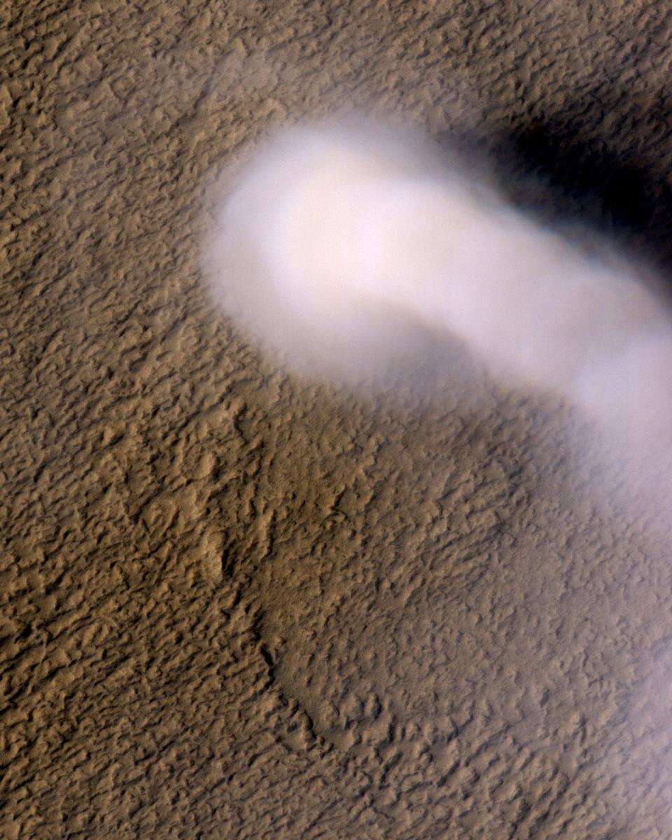 A Dust Devil on Mars