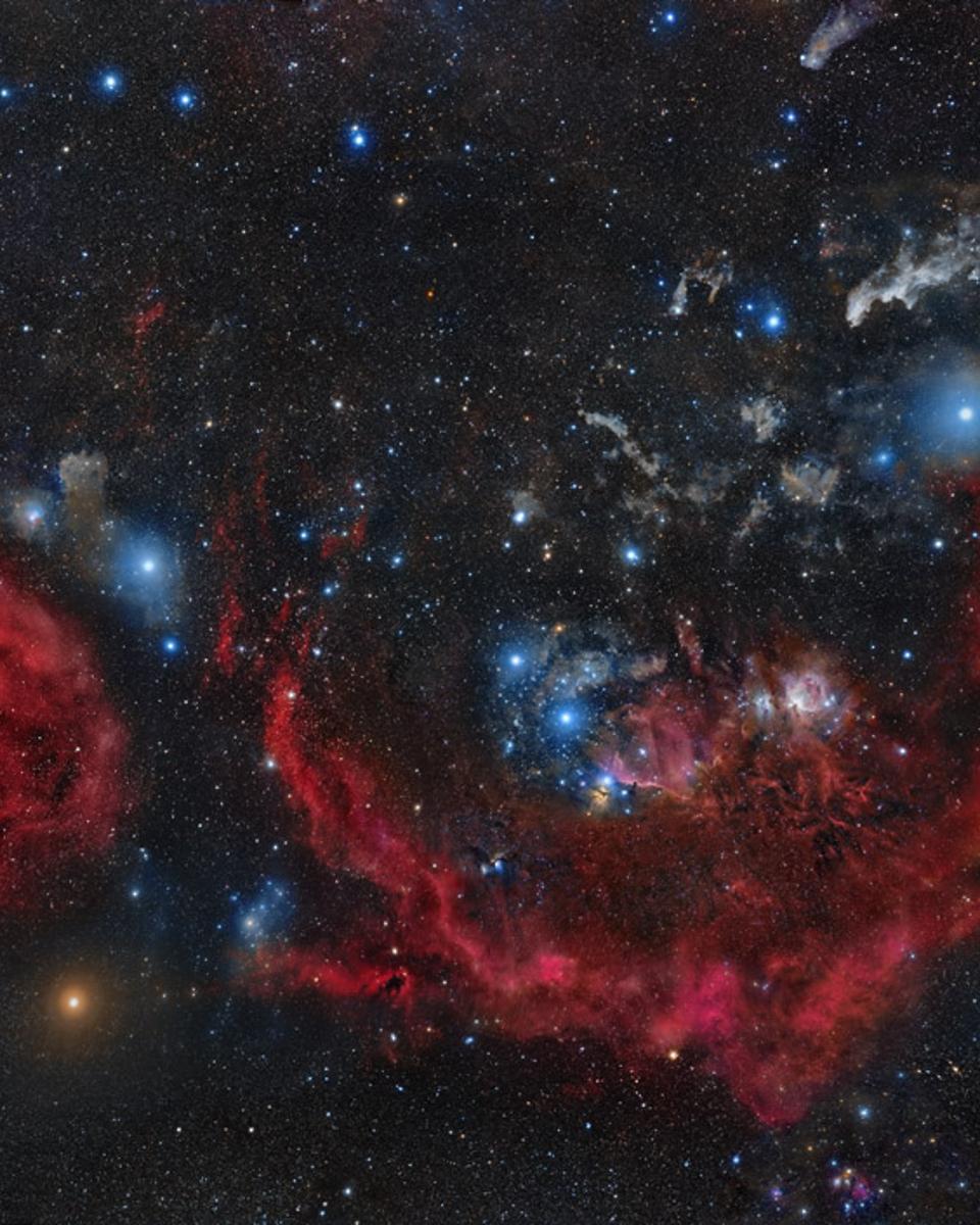 The Clouds of Orion the Hunter