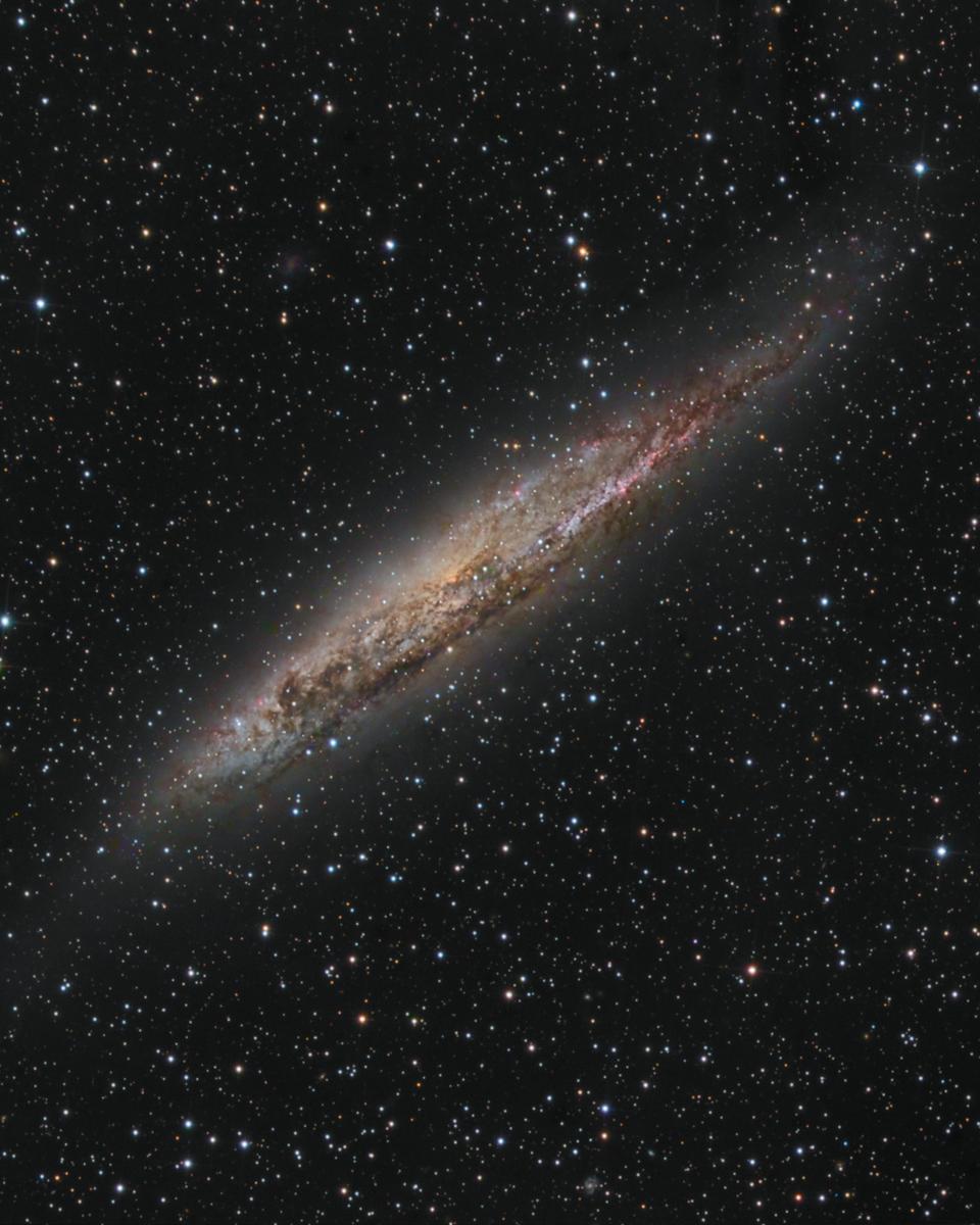 Nearby Spiral Galaxy NGC 4945