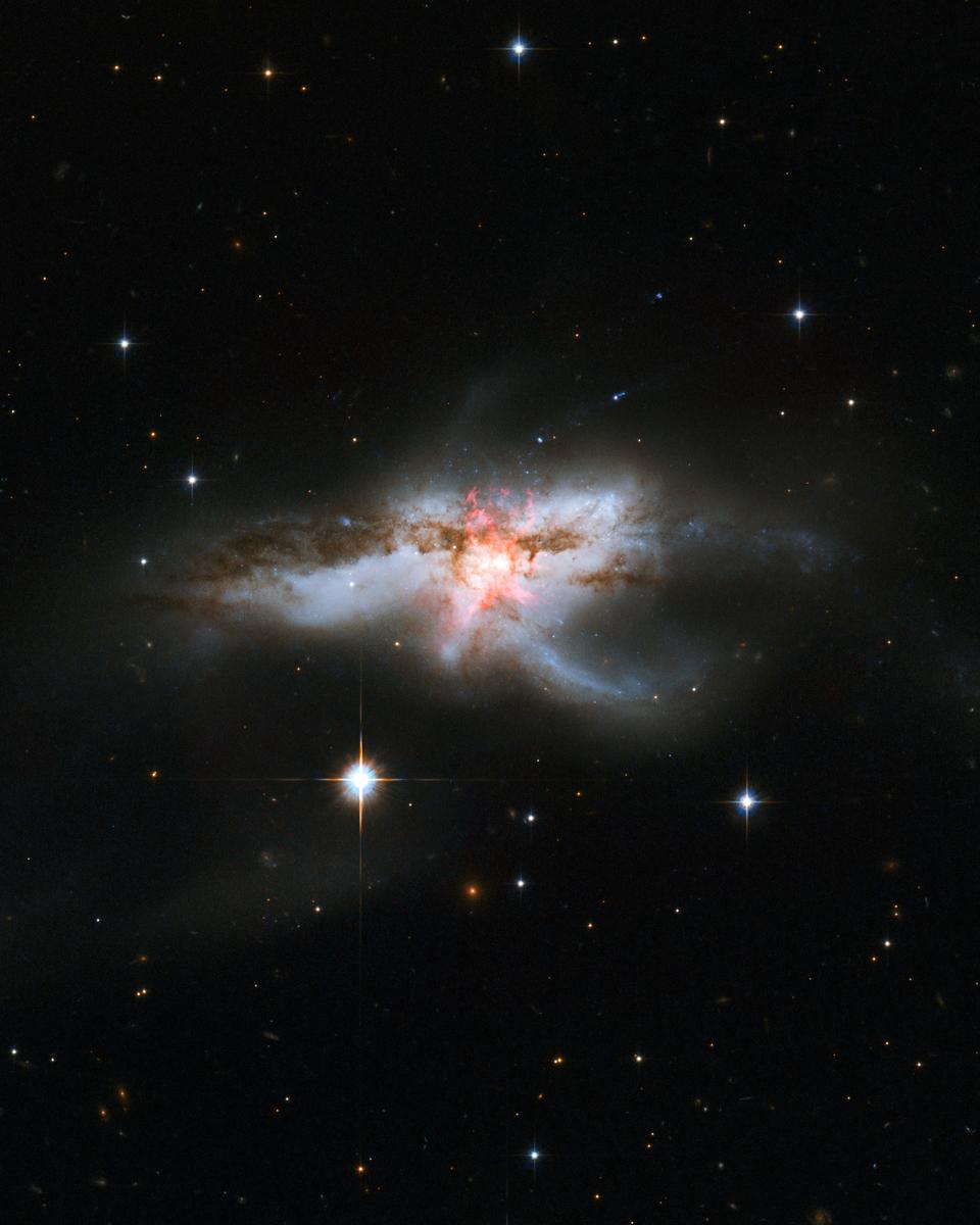 NGC 6240: Merging Galaxies