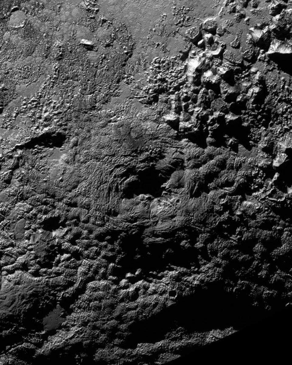 Wright Mons on Pluto