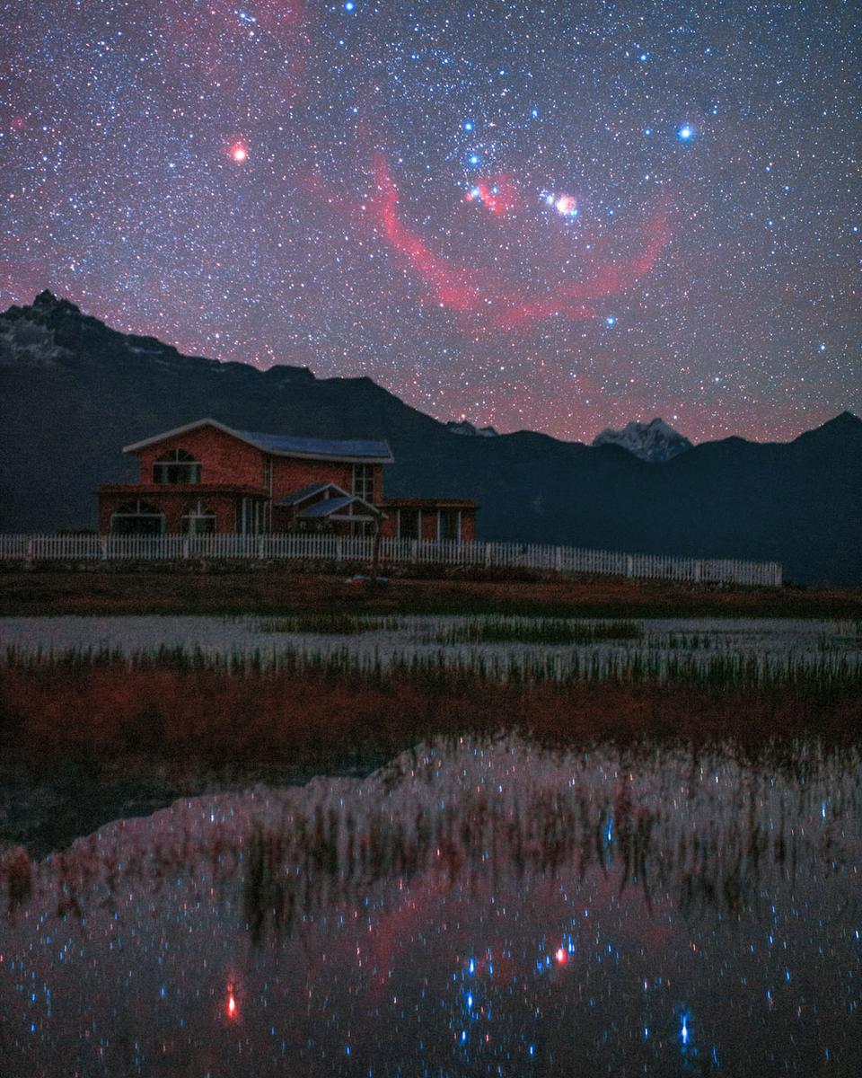 Orion Over and Under Tibet