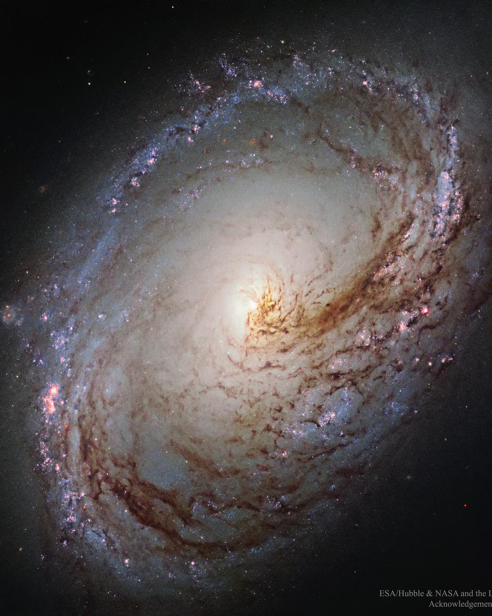 Spiral Galaxy M96 from Hubble