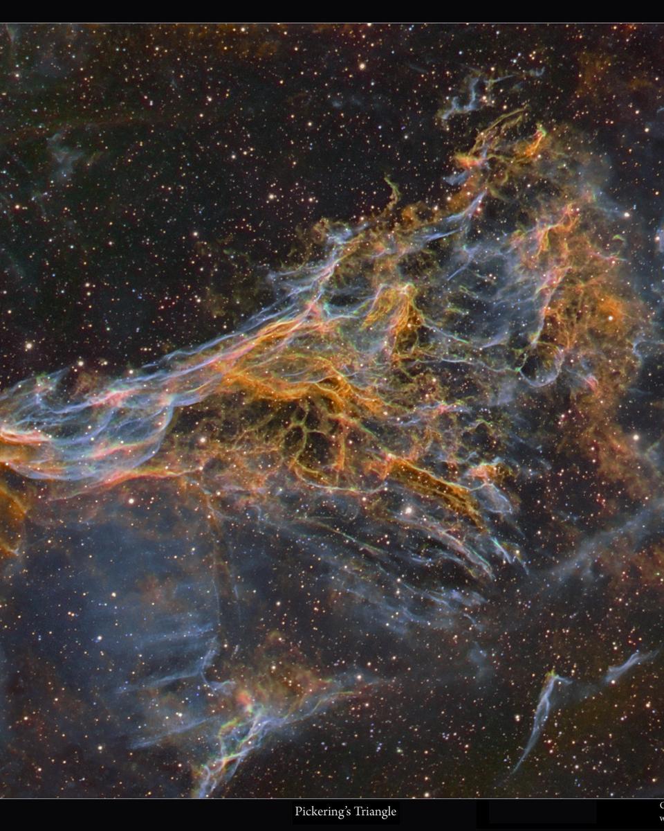 Pickering's Triangle in the Veil