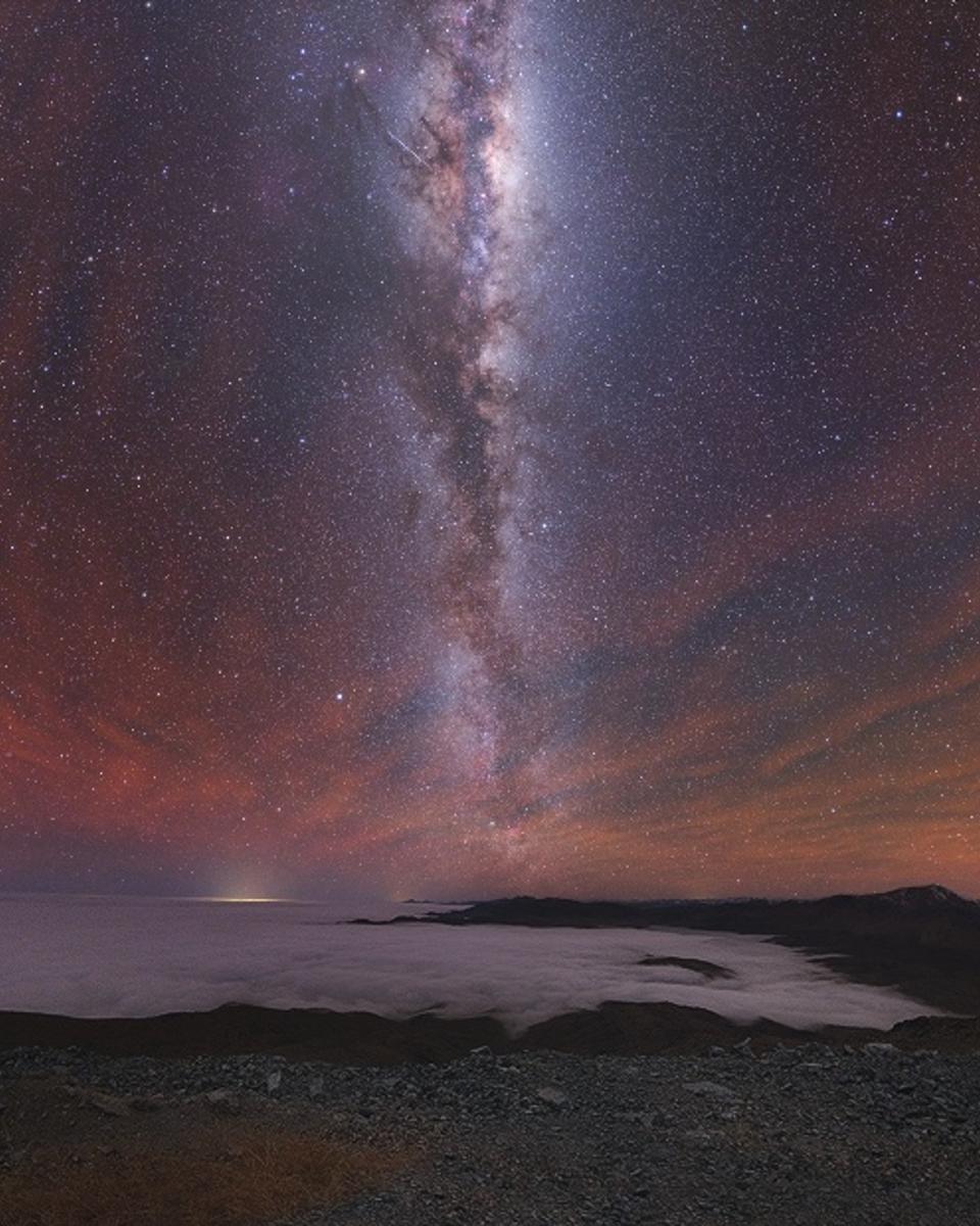 Milky Way with Airglow Australis