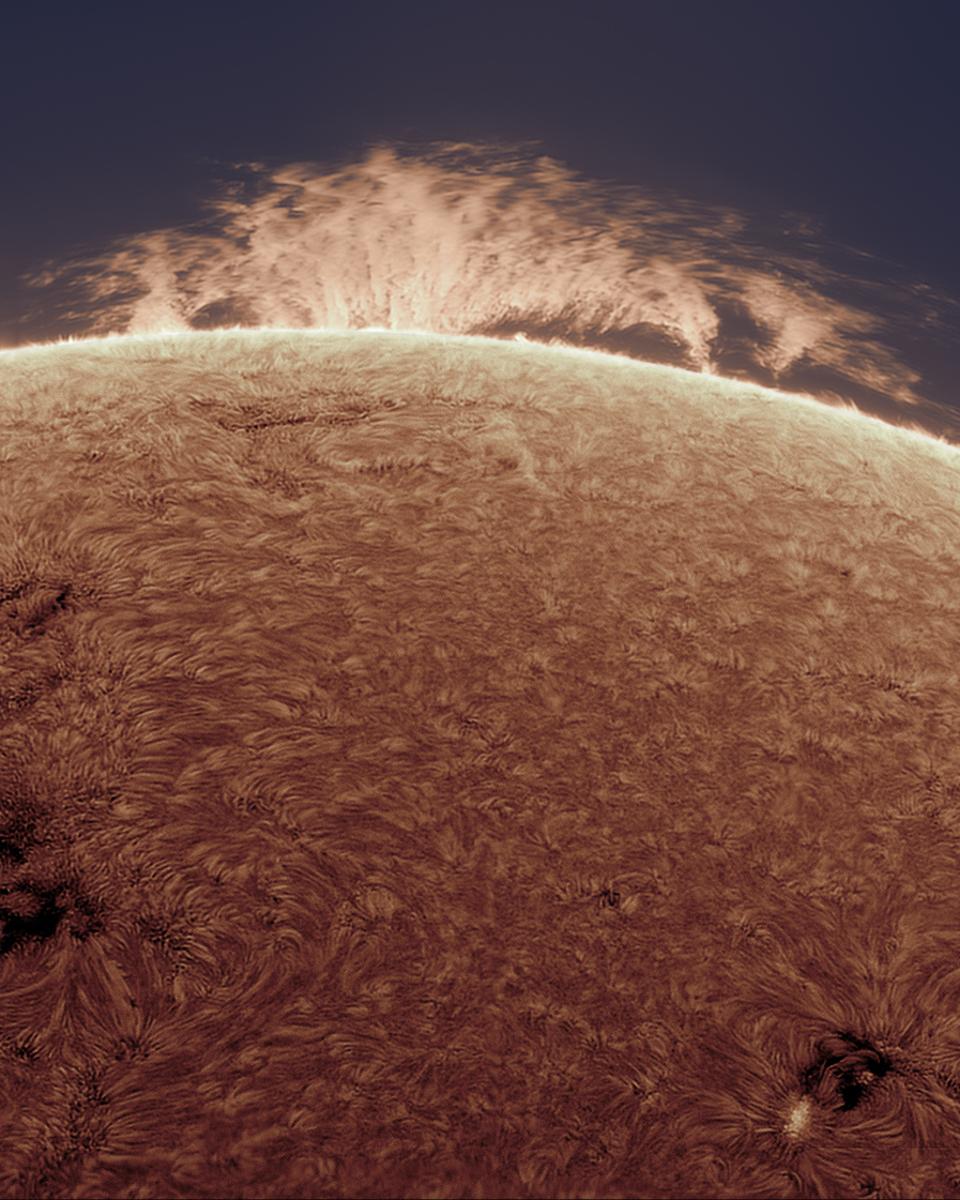 A Prominence on the Sun