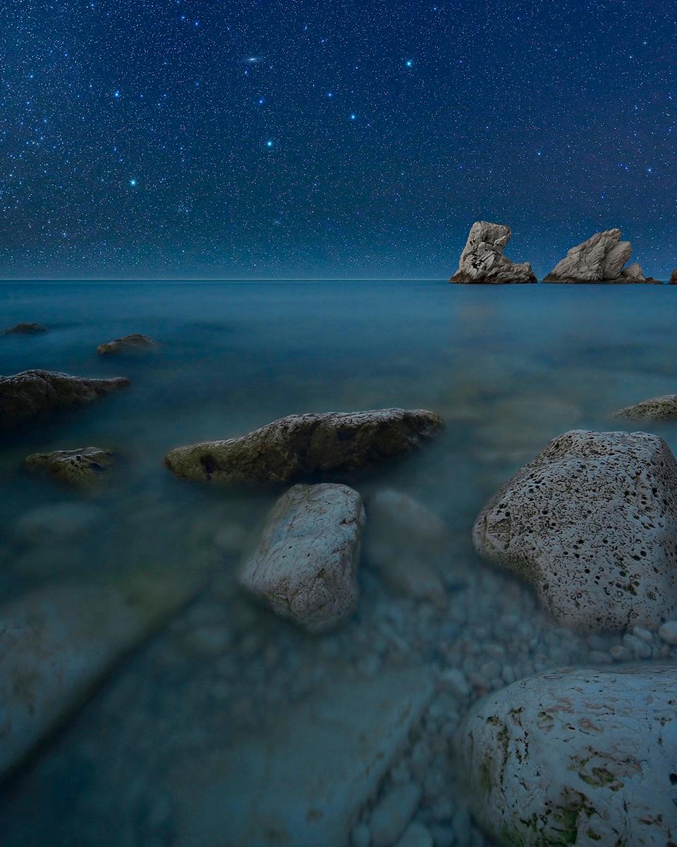 Andromeda on the Rocks