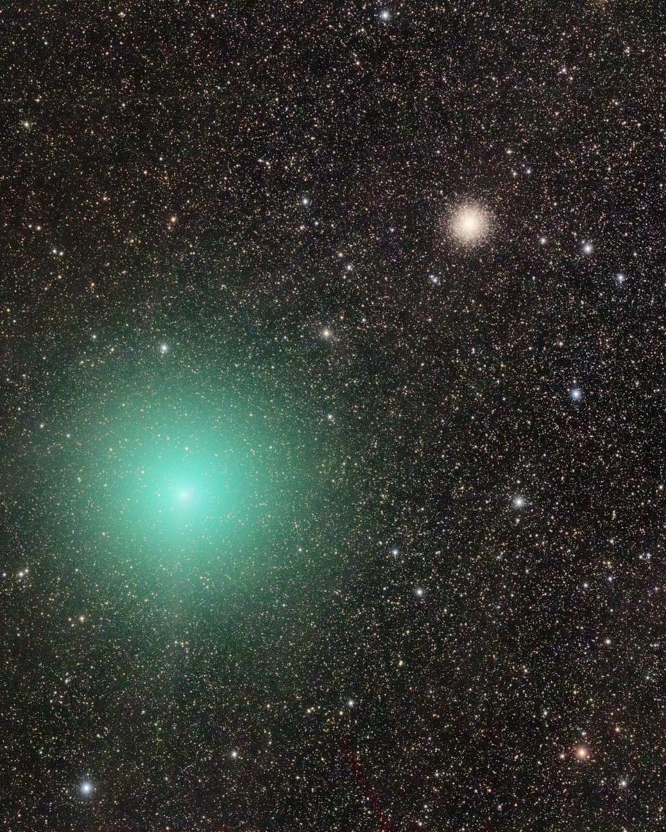 The Comet and the Star Cluster