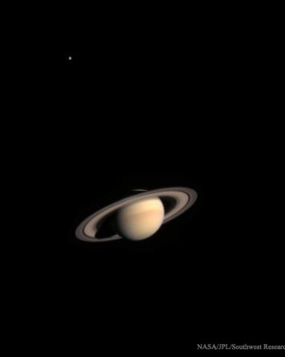 Cassini Approaches Saturn