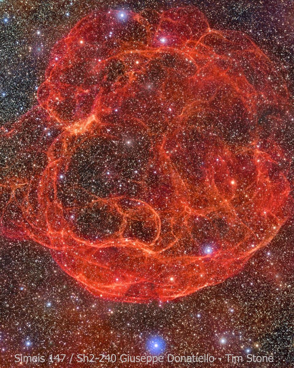 Supernova Remnant Simeis 147: The Spaghetti Nebula