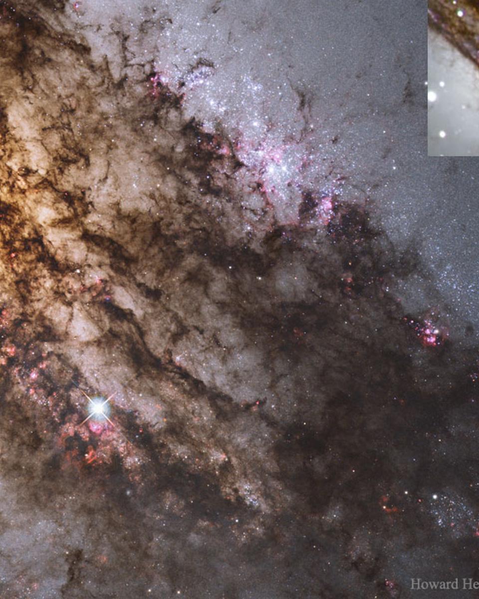A Supernova through Galaxy Dust