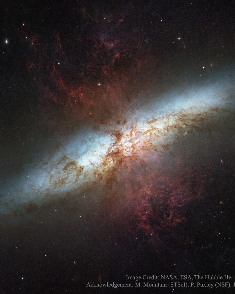 M82: Galaxy with a Supergalactic Wind