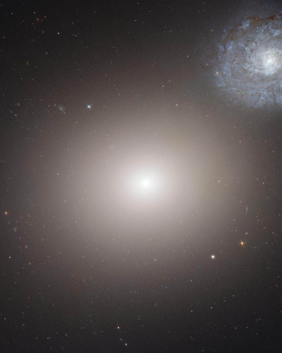 Elliptical M60, Spiral NGC 4647