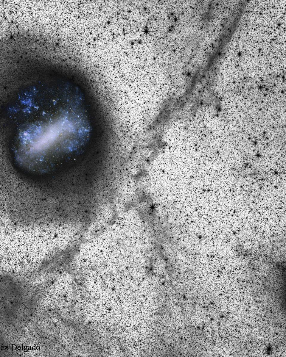 Deep Magellanic Clouds Image Indicates Collisions