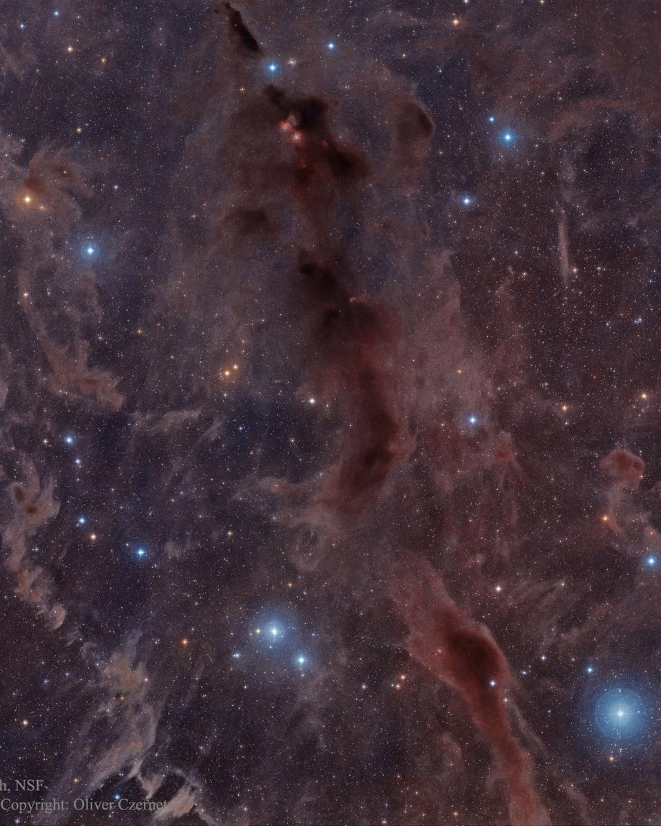 Dark Nebulas across Taurus