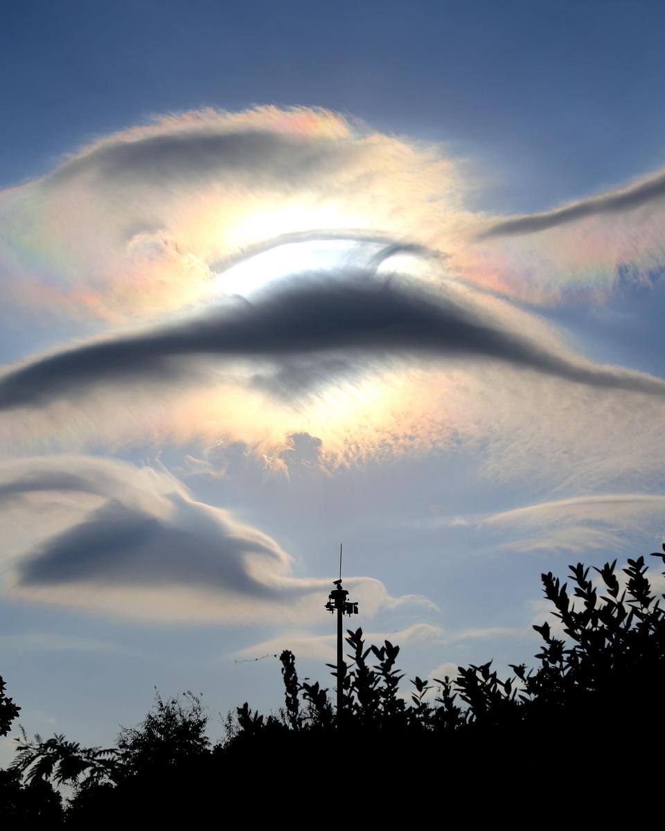 Unusual Clouds over Hong Kong