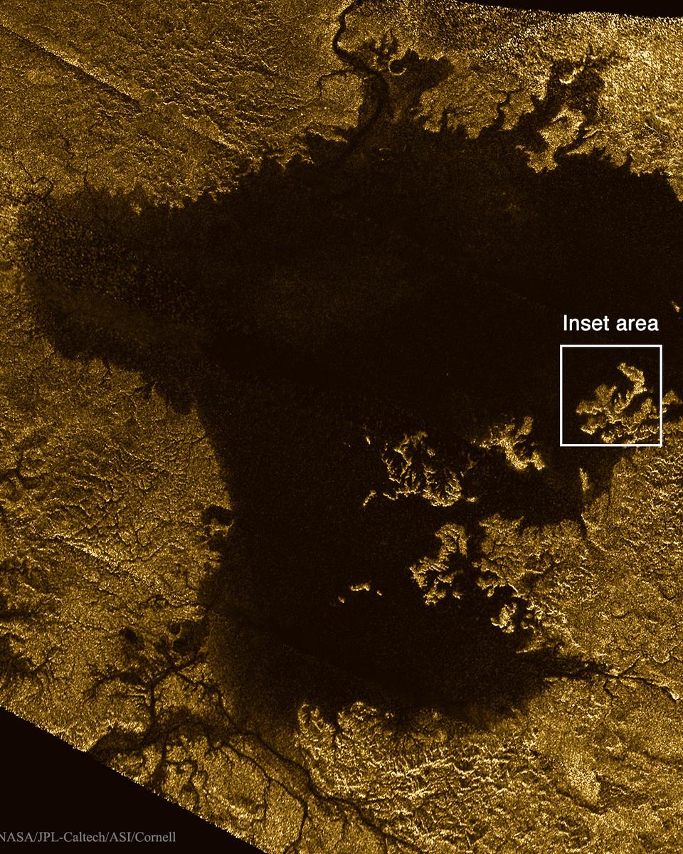 Mystery Feature Now Disappears in Titan Lake