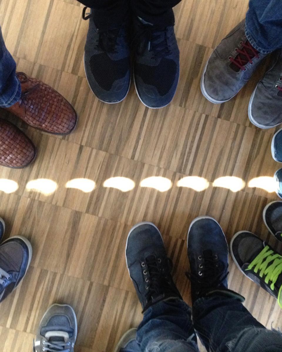 Solar Eclipse Shoes in the Classroom