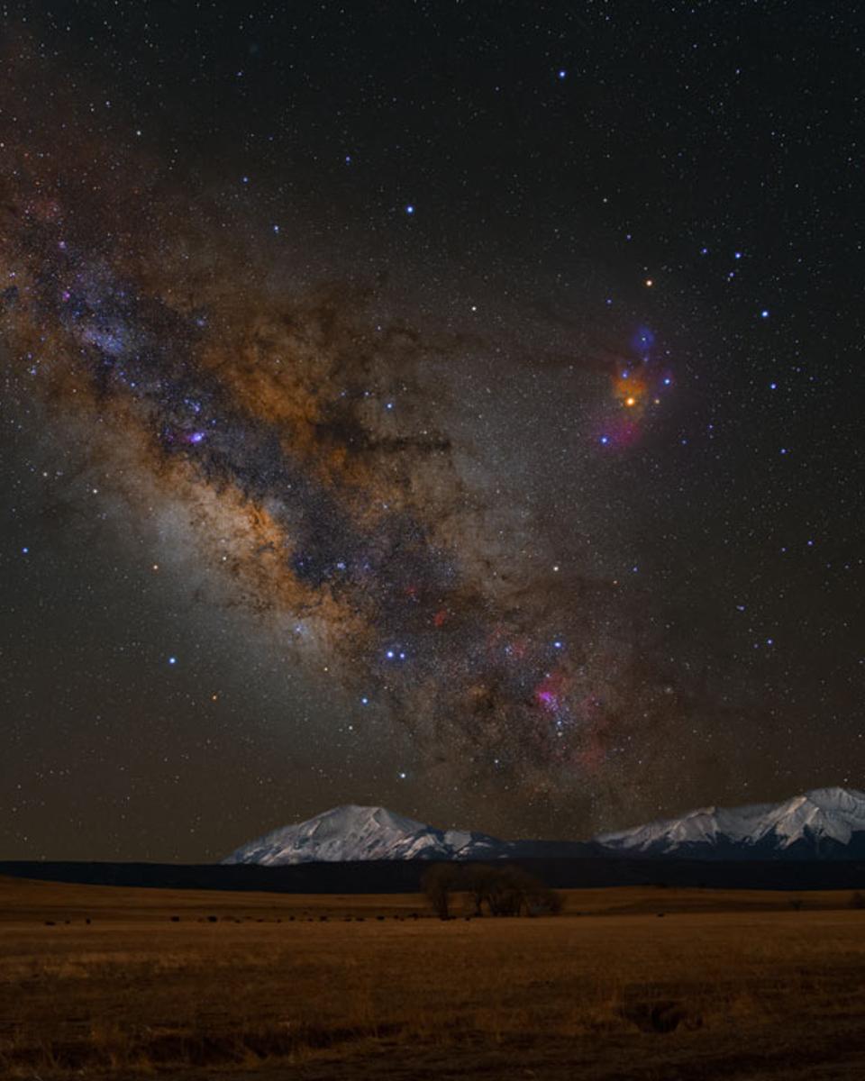 Milky Way Over the Spanish Peaks
