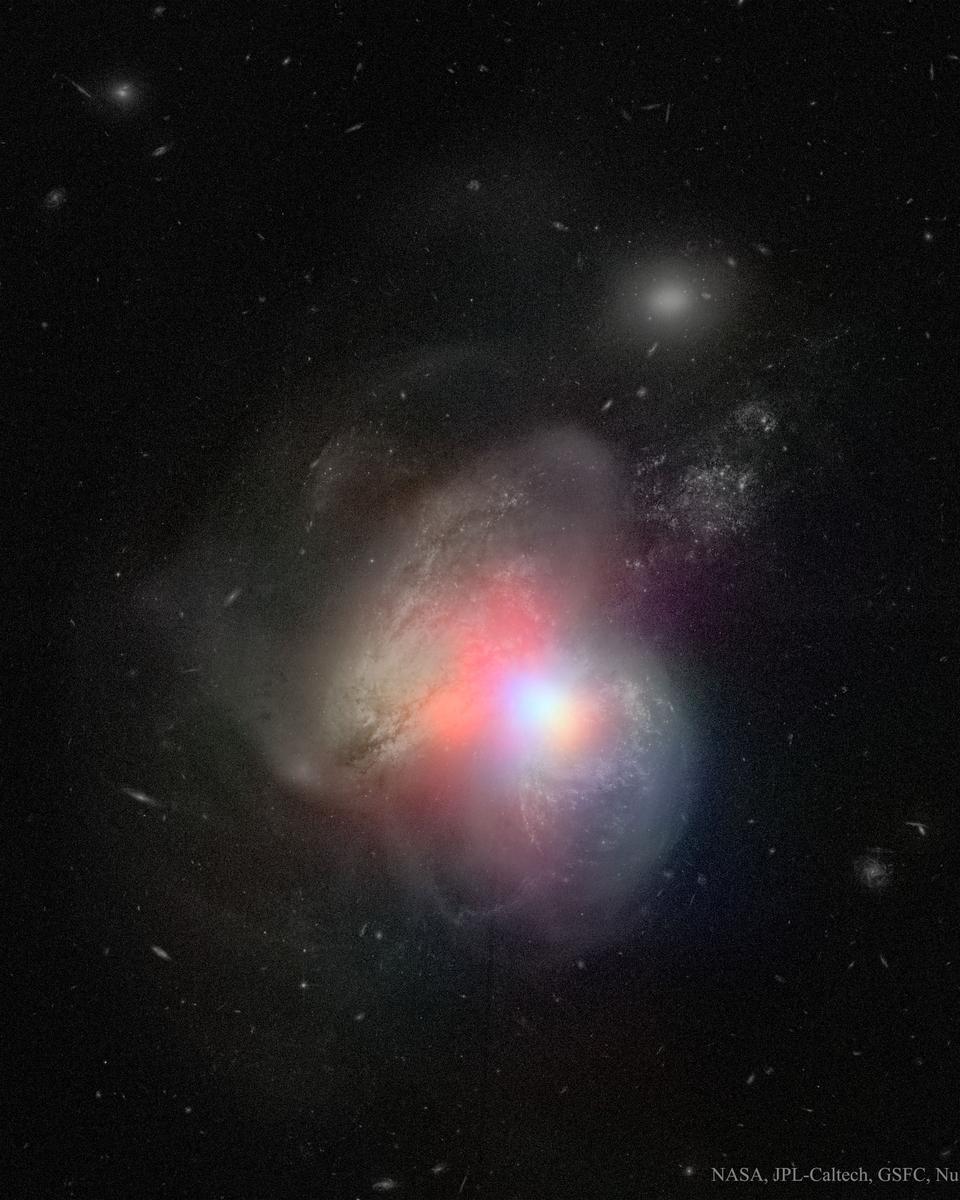 Arp 299: Black Holes in Colliding Galaxies