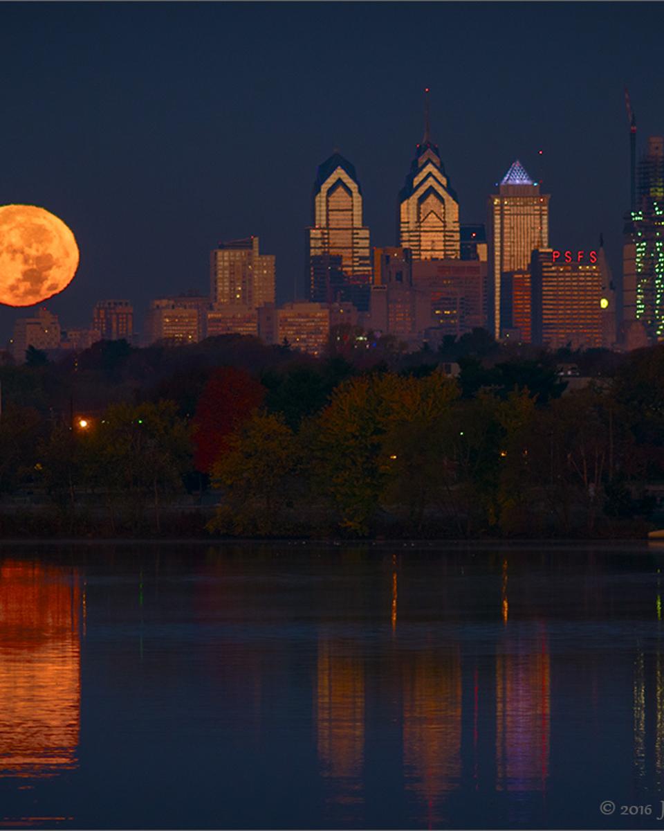 Philadelphia Perigee Full Moon