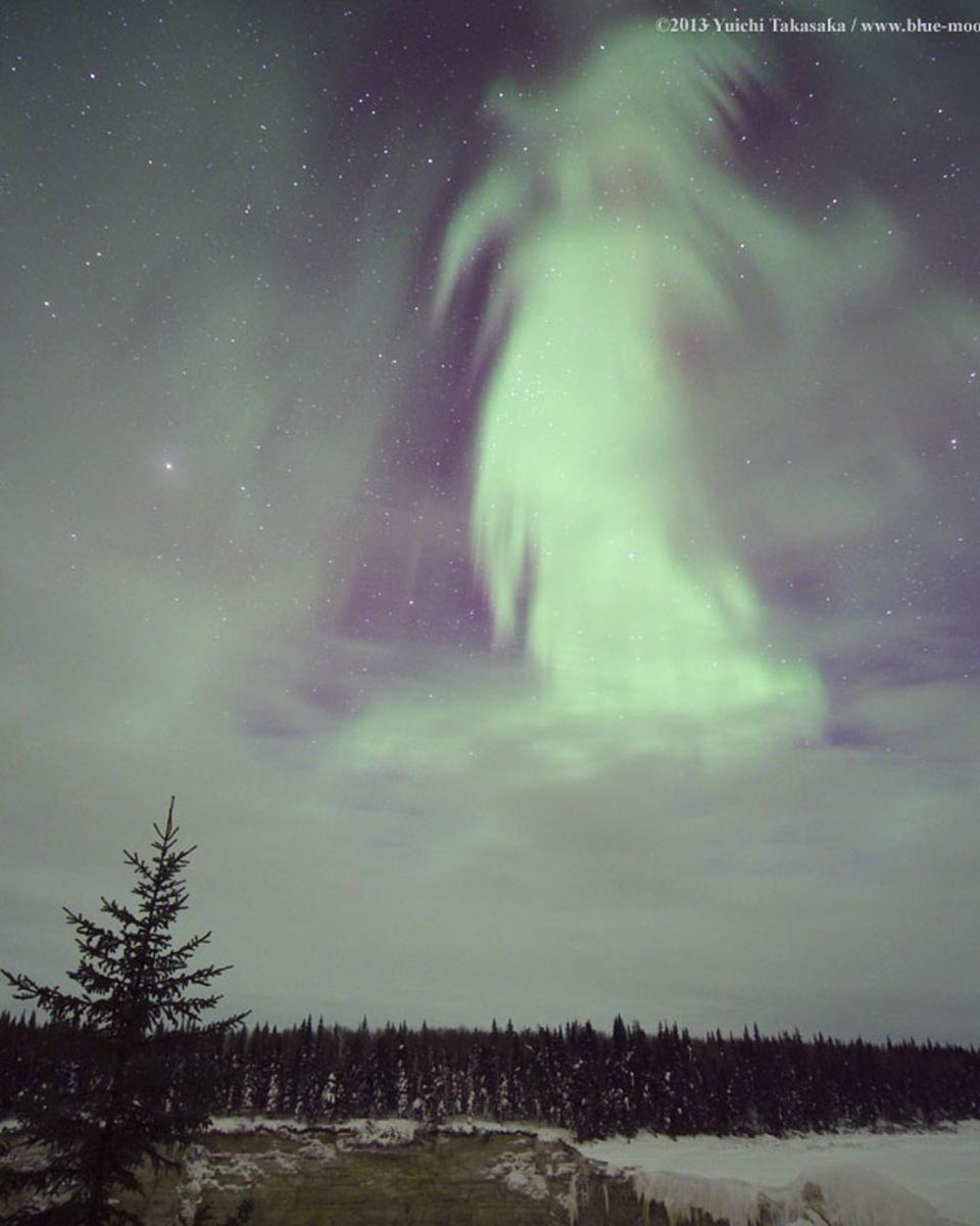 Ghost Aurora over Canada