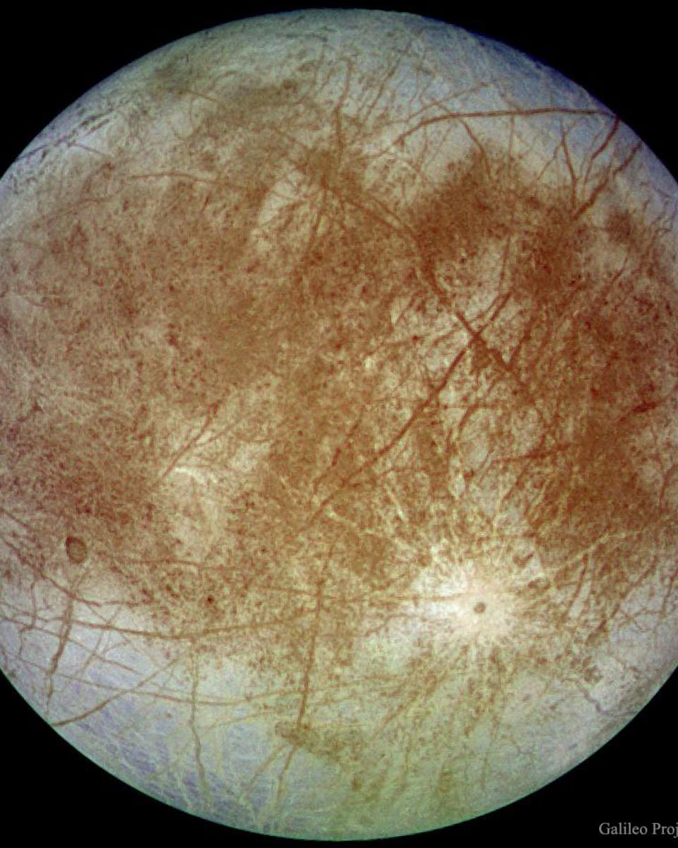 Jupiter's Europa from Spacecraft Galileo