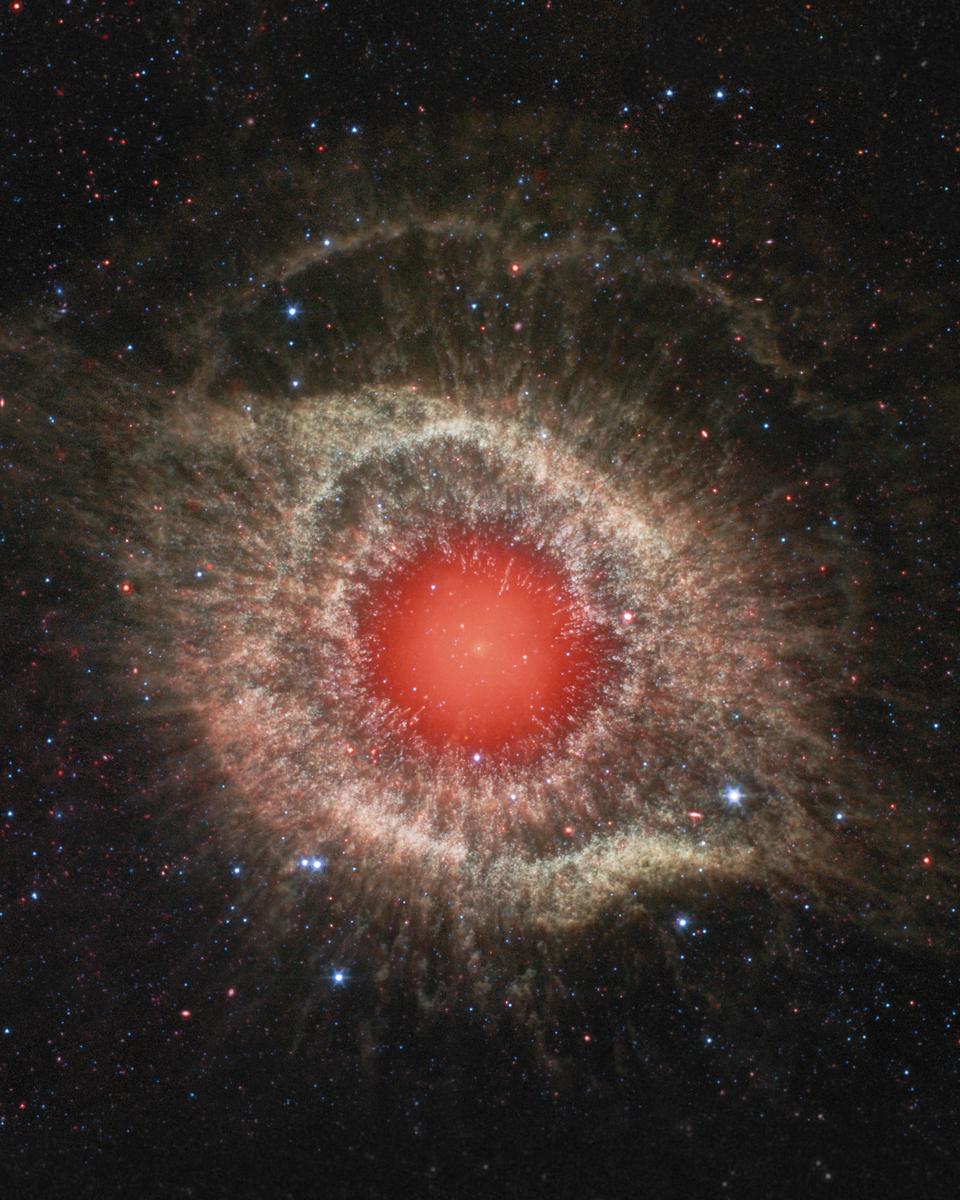 The Helix Nebula in Infrared