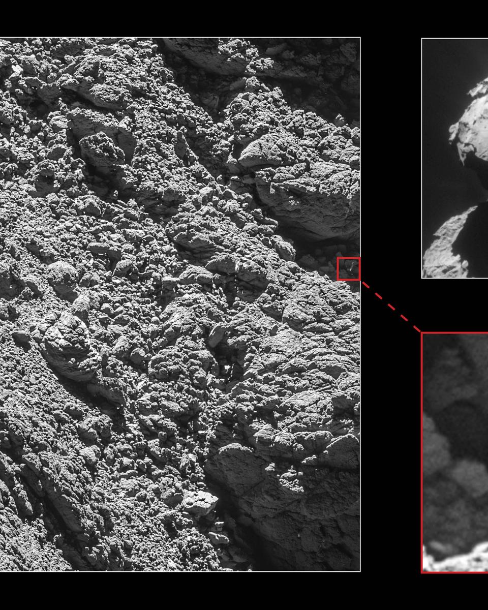 Philae Lander Found on Comet 67P