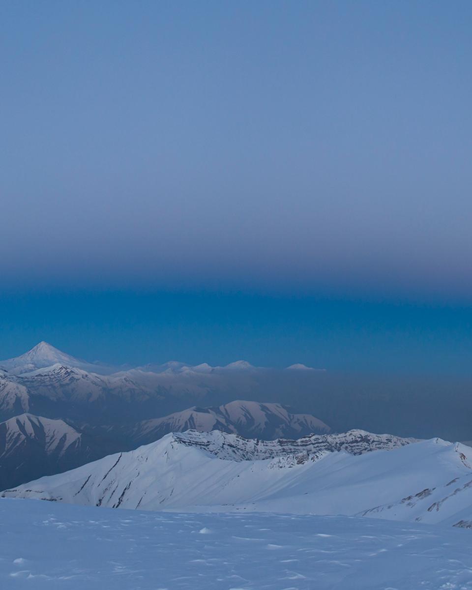Earth Shadow over Damavand