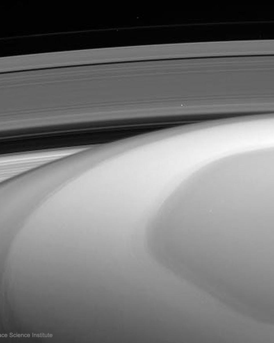 Cassini Looks Out from Saturn