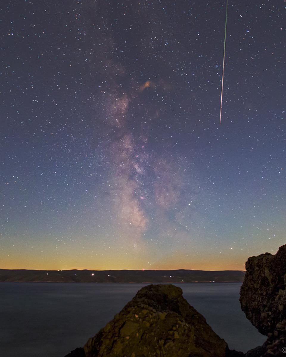 Perseid by the Sea
